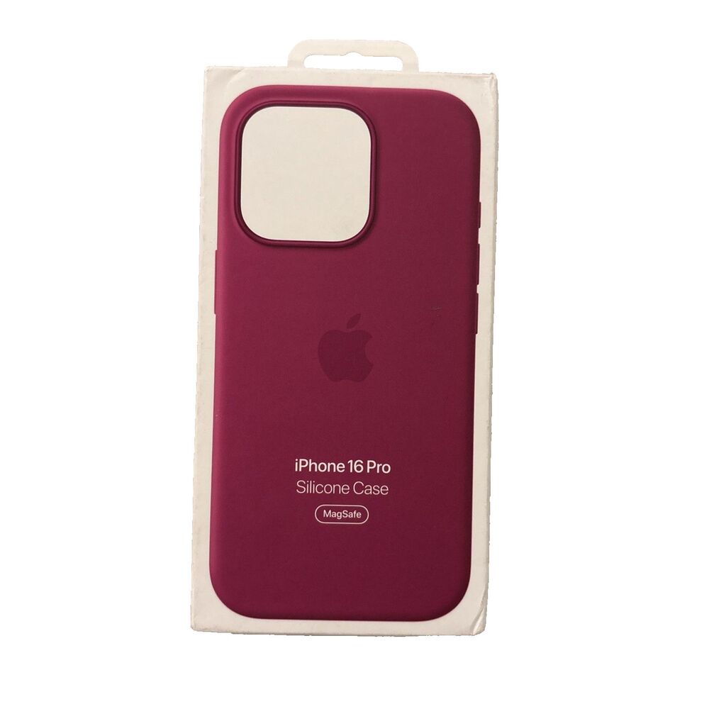 Genuine Apple iPhone 16 Pro Silicone Case MagSafe Fuchsia MYYN3ZM/A New
